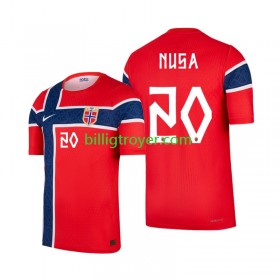 Billige Fotballdrakter Norge Antonio Nusa 20 World Cup 2026 Hjemmedraktsett Kortermet